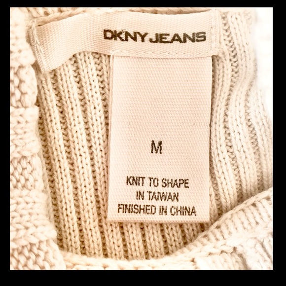 Dkny Relaxed Knit Turtleneck Pullover Sweater | Size Medium - Picture 6 of 7